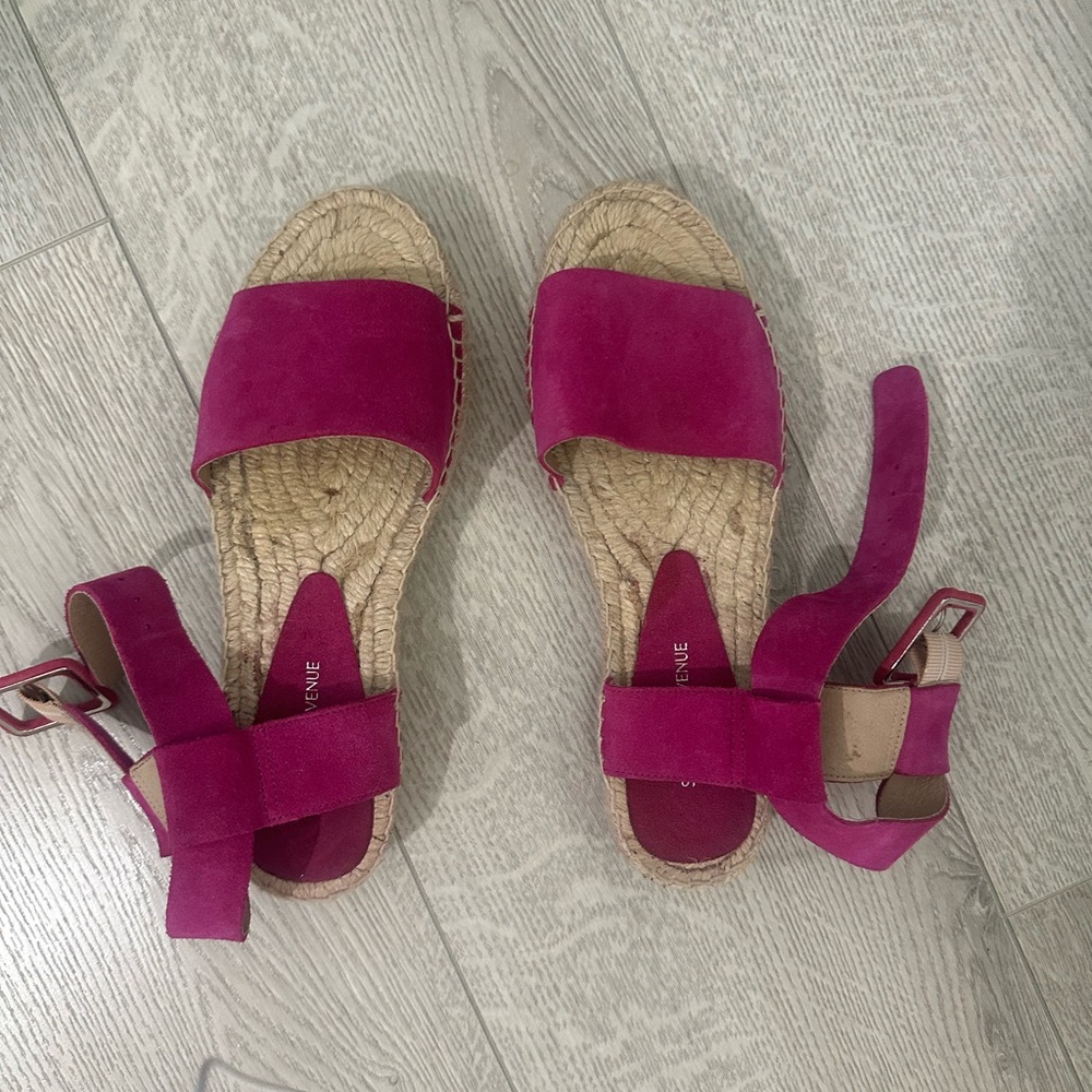 Saks Fifth Avenue Fuchsia Espadrille Sandals